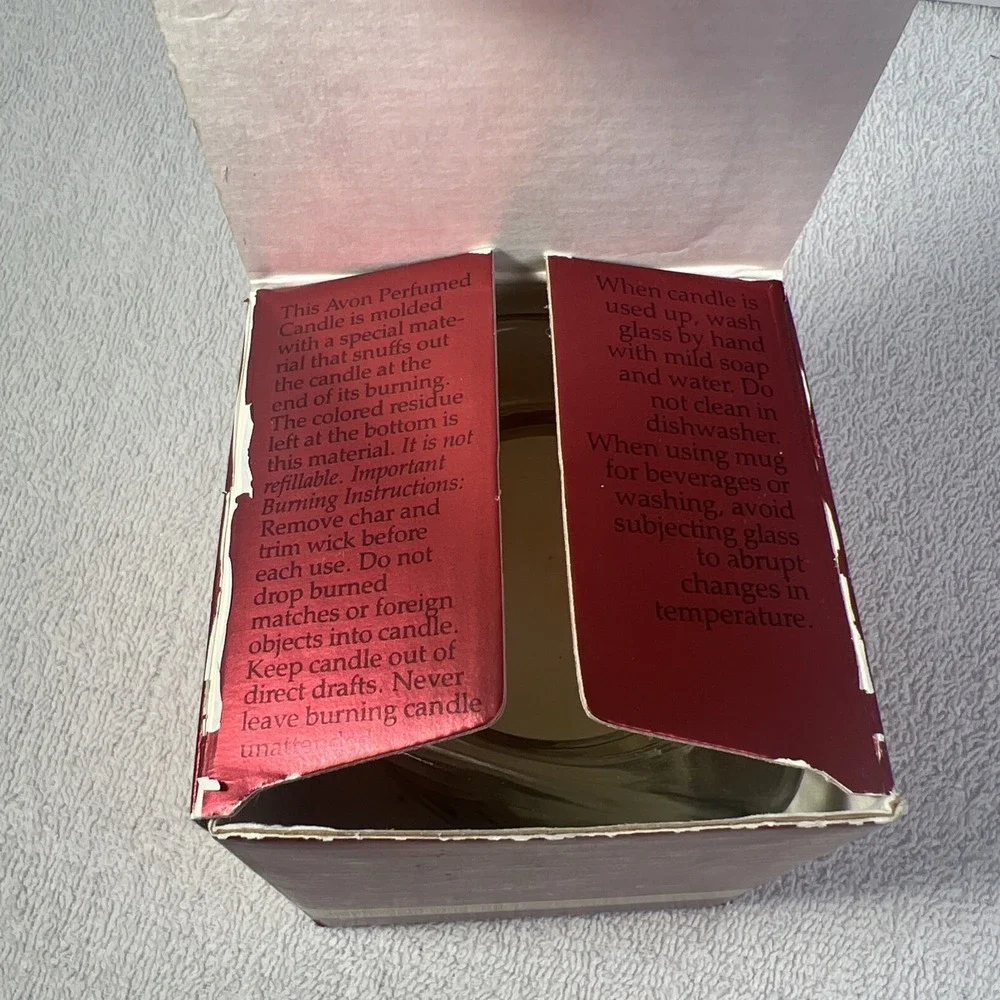 Vintage Avon - FIRST PIONEER SMOKER'S CANDLE, Vintage, ORIGINAL BOX!‎ New